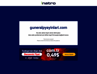 guneralpyayinlari.com screenshot