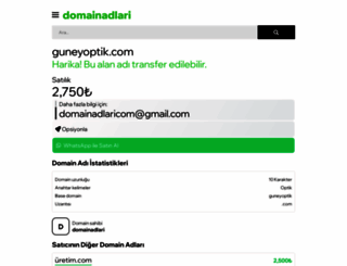 guneyoptik.com screenshot
