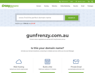gunfrenzy.com.au screenshot