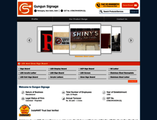 gungunsignage.com screenshot