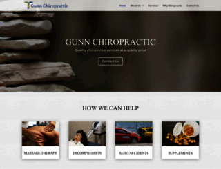 gunnchiropractic.com screenshot