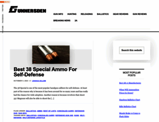 gunnersden.com screenshot