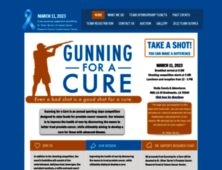 gunningforacure.org screenshot