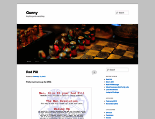 gunnny.wordpress.com screenshot