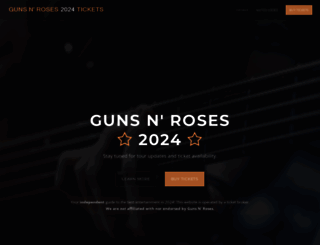 gunsnroses2021.com screenshot