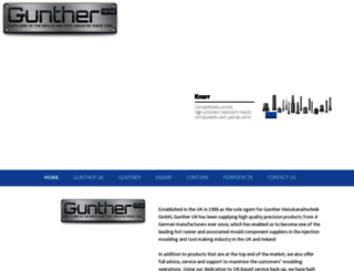 gunther.co.uk screenshot