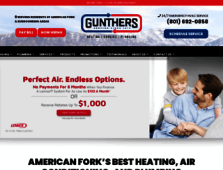 gunthers.com screenshot