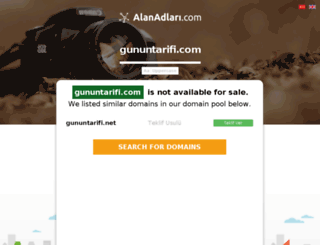 gununtarifi.com screenshot