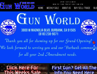 gunworldburbank.com screenshot