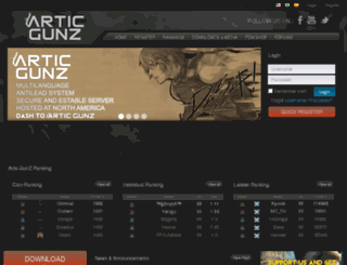 gunz.articgamers.net screenshot