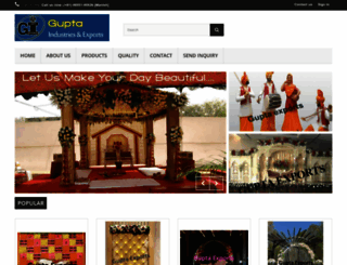 guptaexports.co.in screenshot