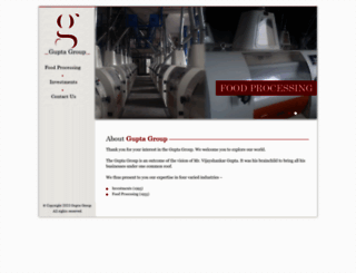 guptagroup.in screenshot