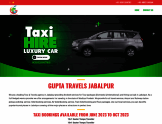 guptatravelsjabalpur.com screenshot
