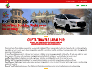 guptatravelsjabalpur.com screenshot