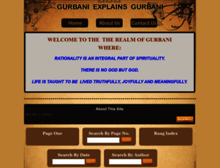 gurbaniexplainsgurbani.com screenshot