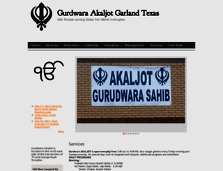 gurdwaraakaljot.org screenshot