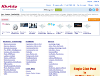 gurgaon.khrido.com screenshot