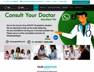 gurgaonclinics.com screenshot