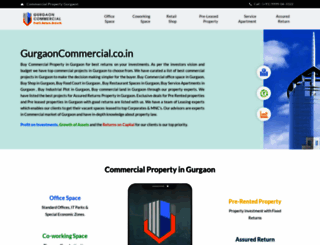 gurgaoncommercial.co.in screenshot