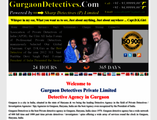 gurgaondetectives.com screenshot