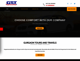 gurgaontoursandtravels.com screenshot