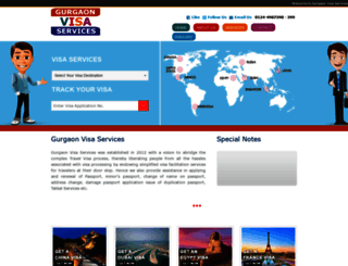 gurgaonvisaservices.com screenshot