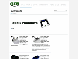 gurinproducts.com screenshot