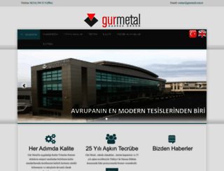 gurmetal.com.tr screenshot