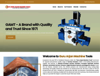 guruarjanmachinetools.com screenshot