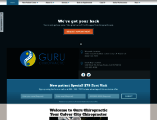 guruchiropractic.com screenshot