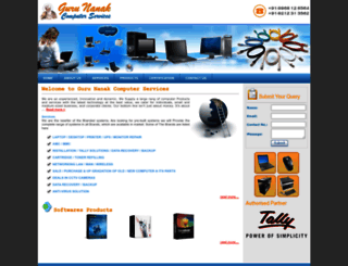 gurunanakcomputerservices.com screenshot