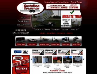 gustafsontrailers.com screenshot