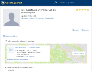 gustavo-oliveira-sieiro.catalogo.med.br screenshot