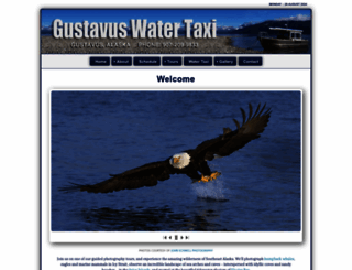 gustavuswatertaxi.com screenshot