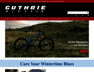 guthriebike.com screenshot
