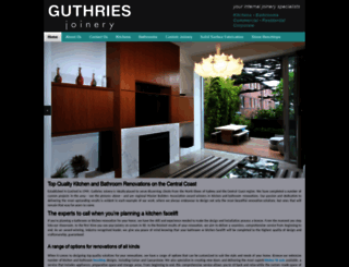 guthriesjoinery.com screenshot