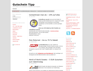 gutschein-tipp.net screenshot
