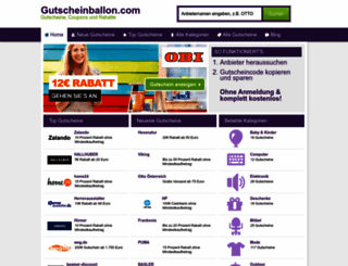 gutscheinballon.com screenshot