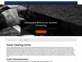 guttercleaningcenter.com screenshot