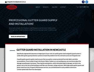 gutterguardhuntervalley.com.au screenshot