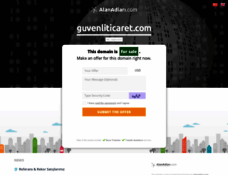 guvenliticaret.com screenshot