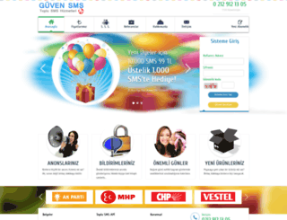 guvensms.com screenshot