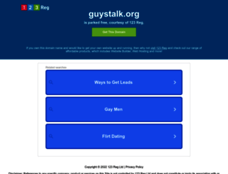 guystalk.org screenshot