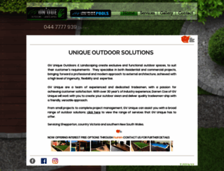 gvuniqueoutdoors.com.au screenshot