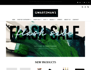 gwartzmans.com screenshot