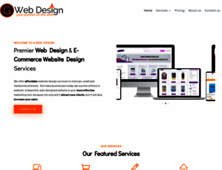 gwebdesign.co.za screenshot