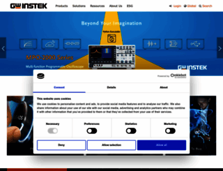 gwinstek.com screenshot