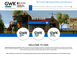 gwk.co.za screenshot