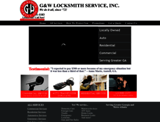 gwlocksmith.com screenshot