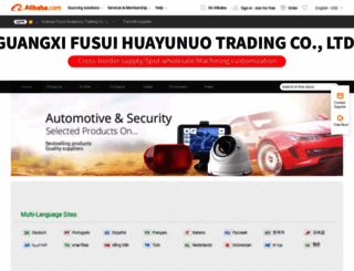 gxhuanuoyi.en.alibaba.com screenshot